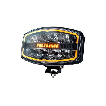 R65 9" LED High Beam, Position and Warning Lamp