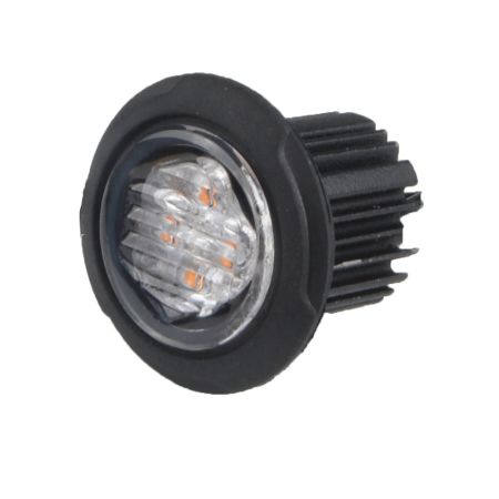 R65 Micro LED Amber Warning Light - 12/24V