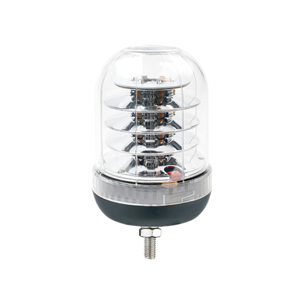 Clear lens 1 Bolt LED Beacon R65 12/24V