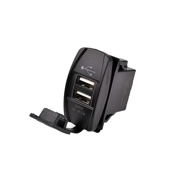 Fast Charge 2 USBs Socket- 12/24V