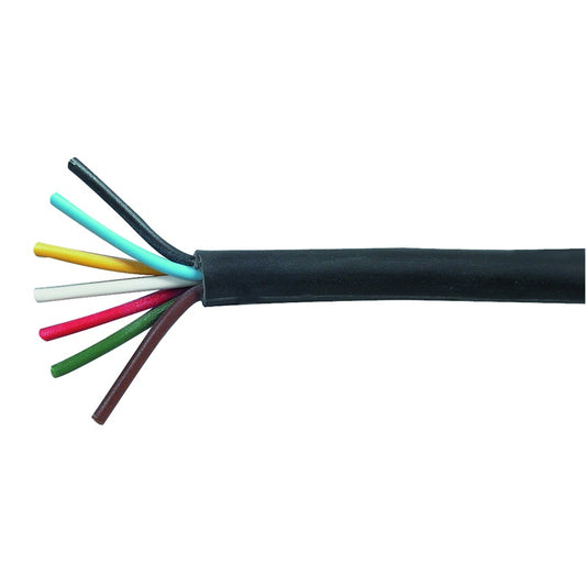 7 Core Thin-Wall PVC Trailer Cable - 5 x 1.5mm² and 2 x 4mm² x 30m