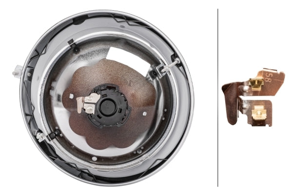 HELLA 1A8 001 149-011 Bulb Headlight for VW Beetle for right-hand traffic - left /right