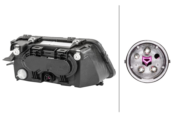 HELLA 1AF 963 030-291 Halogen/FF Headlight for Audi A3 (8L1) for right-hand traffic - left