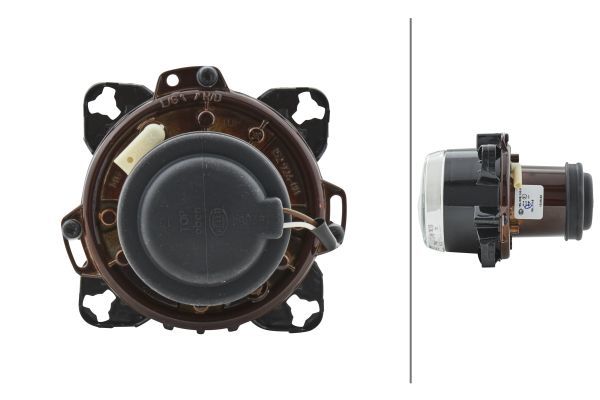 HELLA 1BL 008 193-507 FF/Halogen Insert Headlight 90mm Essential 12V round CCC Crystal clear DEUTSCH plug- right/left Quantity: 24