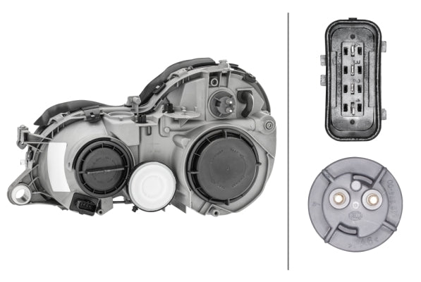 HELLA 1D9 007 450-141 Halogen Headlight for Mercedes-Benz Clk (C208) for right-hand traffic- right