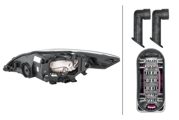 HELLA 1EB 354 996-021 Halogen Headlight for Ford Mondeo IV Turnier (BA7) for right-hand traffic- right