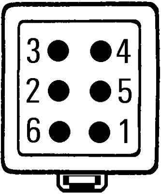 HELLA 1EE 996 174-367 Bulb Headlight Combi 220 12V/SAE DEUTSCH plug- right