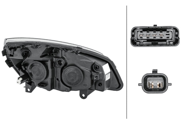 HELLA 1EG 008 862-171 Halogen Headlight for Renault Scénic II (JM0/1_) for right-hand traffic - left