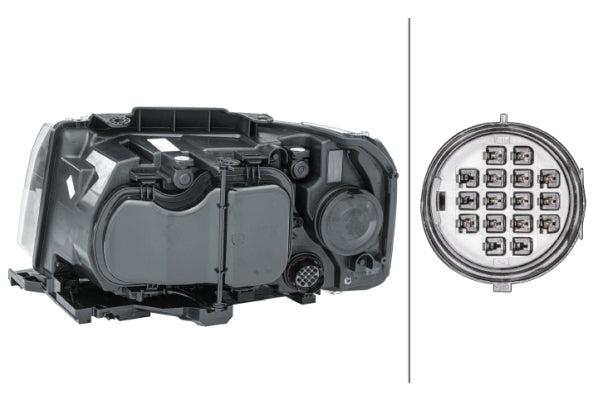 HELLA 1EJ 354 813-161 LED/Halogen Headlight for Land Rover Freelander 2 (L359) for right-hand traffic- right