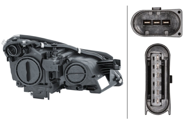 HELLA 1EL 008 821-011 Halogen Headlight for Mercedes-Benz Cls (C219) for right-hand traffic - left