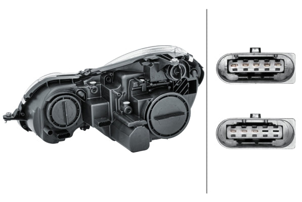 HELLA 1EL 009 260-081 Halogen Headlight for Mercedes-Benz E-Class (W211) for right-hand traffic- right