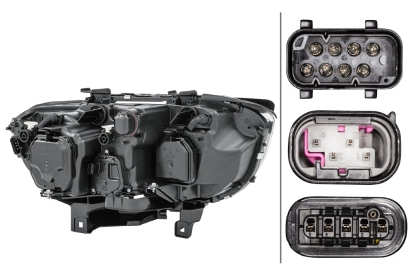 HELLA 1EL 158 083-011 Bi-Xenon/Halogen Headlight for BMW 7 (E65, E66, E67) Crystal clear for right-hand traffic - left