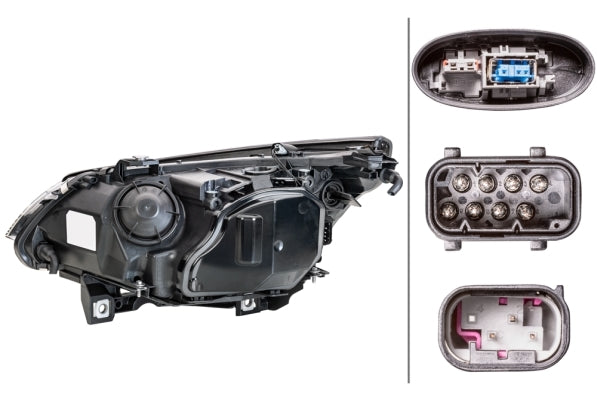 HELLA 1EL 163 080-001 Halogen/Bi-Xenon Headlight for BMW 5 (E60) for right-hand traffic- right