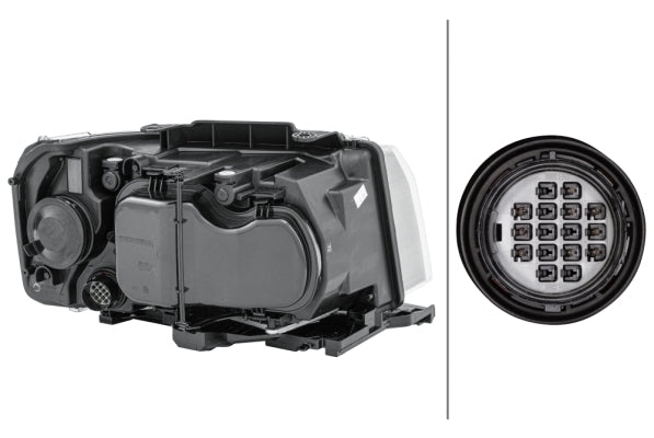 HELLA 1EL 354 025-051 Bi-Xenon Headlight for Land Rover Freelander 2 (L359) for right-hand traffic - left