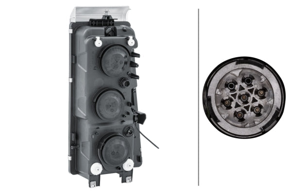 HELLA 1ER 246 046-511 Halogen Headlight for Renault Trucks Magnum for right-hand traffic - left