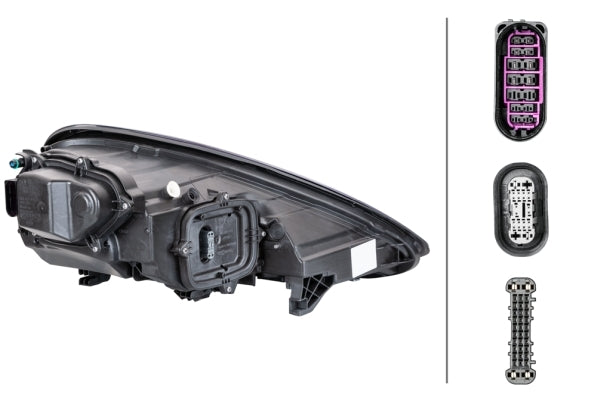 HELLA 1EX 011 099-111 LED Headlight for Porsche Panamera (970) for right-hand traffic/for left-hand traffic - left