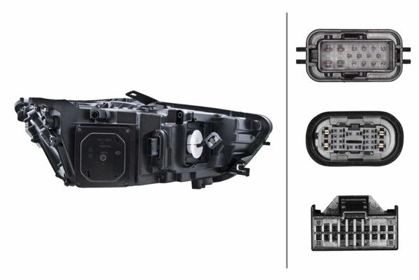 HELLA 1EX 011 151-451 LED Headlight for Audi A6 Avant (4G5, 4GD, C7) SAE for right-hand traffic - left