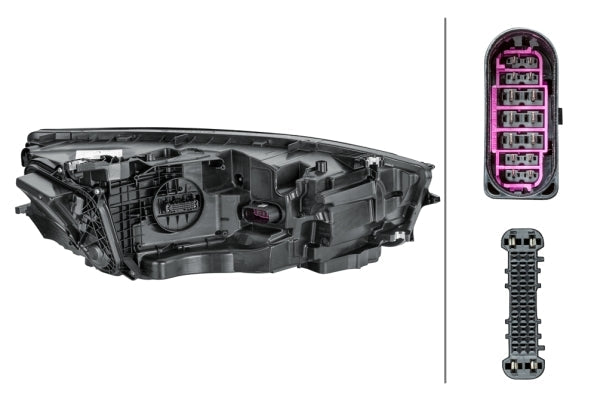 HELLA 1EX 011 869-311 LED Headlight for Audi A7 Sportback (4GA, 4GF) for right-hand traffic - left