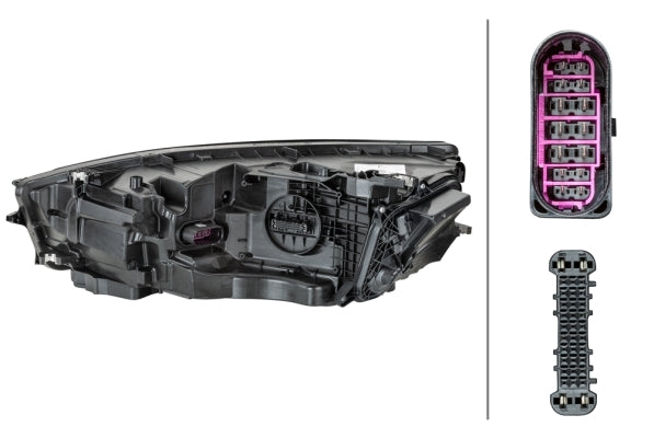 HELLA 1EX 011 869-321 LED Headlight for Audi A7 Sportback (4GA, 4GF) for right-hand traffic- right