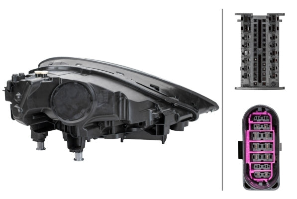 HELLA 1EX 014 690-051 Matrix Headlight for Porsche Cayenne (9YA) for left-hand traffic/for right-hand traffic - left