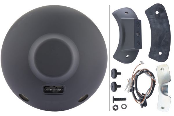 HELLA 1F8 007 560-201 Hybrid-Spotlight Luminator Metal Celis 12/24V round SAE Clear diffusing lens Crystal clear Cable: 800mm- right/left