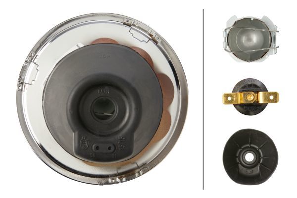 HELLA 1L6 002 395-261 Halogen Insert Headlight 12V round Crystal clear Round Plug - left /right