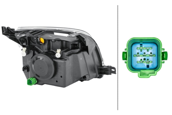 HELLA 1LD 247 026-271 Halogen Headlight for Ford Fusion (JU_) for left-hand traffic - left