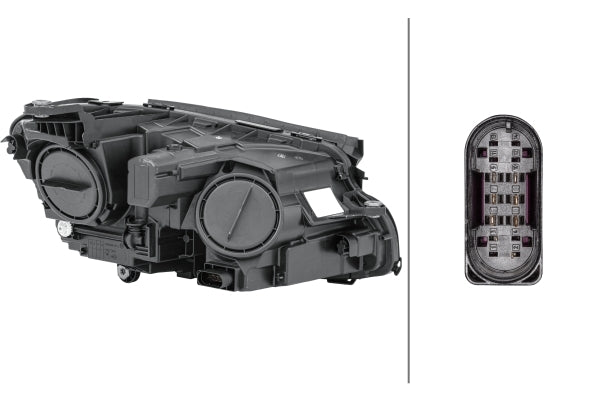 HELLA 1LG 012 076-071 Halogen Headlight for Mercedes-Benz E-Class (W213) for left-hand traffic - left