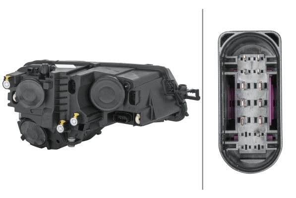 HELLA 1LG 354 855-071 Hybrid Headlight for SKODA KAROQ (NU7, ND7) for left-hand traffic - left