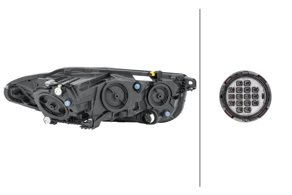 HELLA 1LH 011 811-131 Halogen/LED/FF Headlight for Jaguar Xe (X760) for left-hand traffic - left