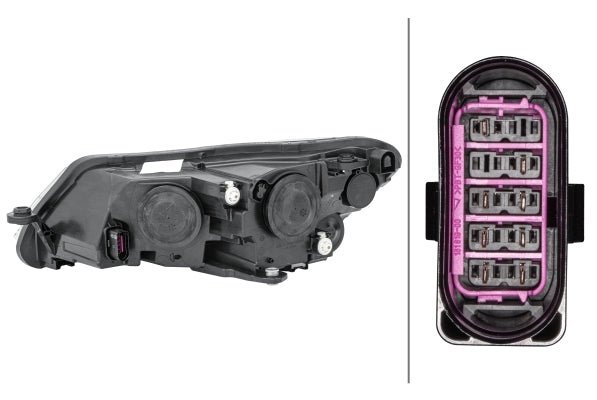 HELLA 1LJ 011 939-041 Halogen/FF Headlight for Skoda Superb III Estate (3V5) for left-hand traffic- right