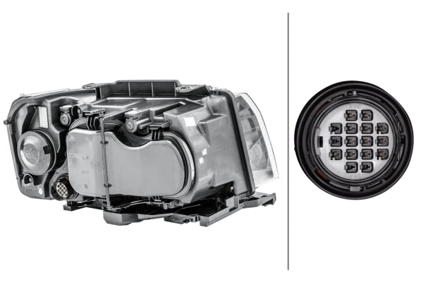 HELLA 1LJ 354 813-011 LED/Halogen Headlight for Land Rover Freelander 2 (L359) for left-hand traffic - left