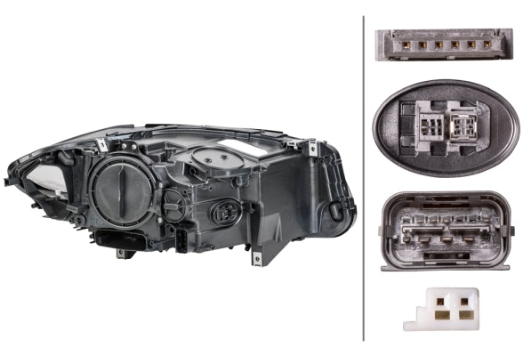 HELLA 1LL 010 131-531 Bi-Xenon/LED Headlight for BMW 5 (F10) for left-hand traffic - left
