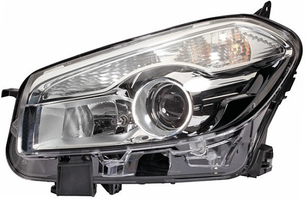 HELLA 1LL 010 335-081 Halogen/DE Headlight for Nissan Qashqai I (J10, NJ10, JJ10E) for left-hand traffic- right