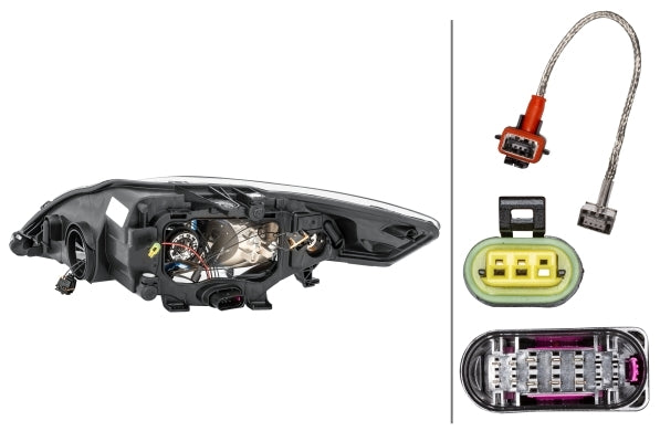 HELLA 1LL 010 541-121 Bi-Xenon Headlight for Ford Mondeo IV Turnier (BA7) for left-hand traffic- right