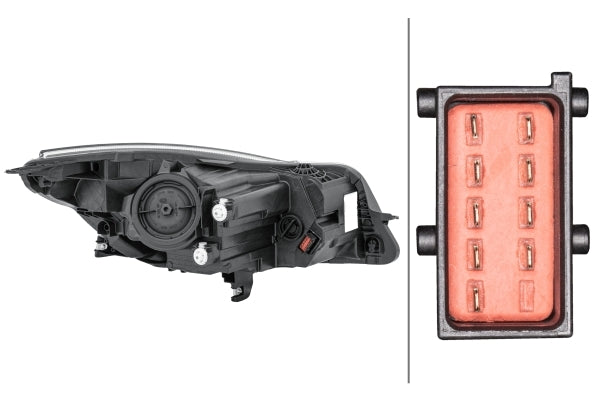 HELLA 1LL 011 165-771 DE/LED/Halogen Headlight for Opel Insignia A Sports Tourer (G09) for left-hand traffic - left