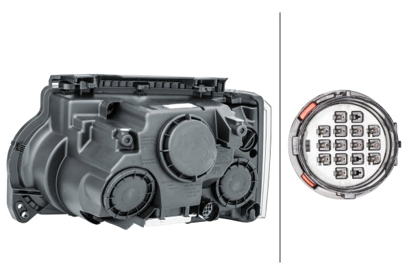 HELLA 1LL 238 036-421 Bi-Xenon Headlight for Range Rover III (L322) for left-hand traffic- right