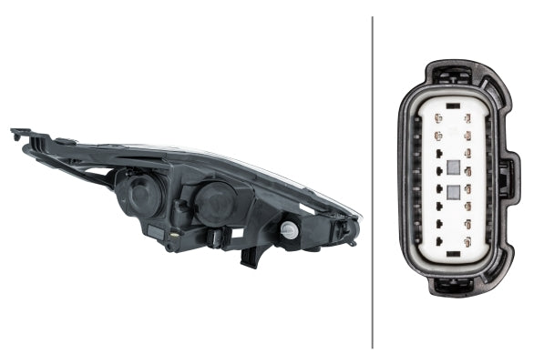 HELLA 1LL 354 803-071 Halogen Headlight for Ford Fiesta VI (CB1, CCN) Sport, Titanium/Individual for left-hand traffic - left