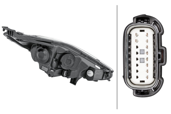 HELLA 1LL 354 803-091 Halogen Headlight for Ford Fiesta VI (CB1, CCN) for left-hand traffic - left