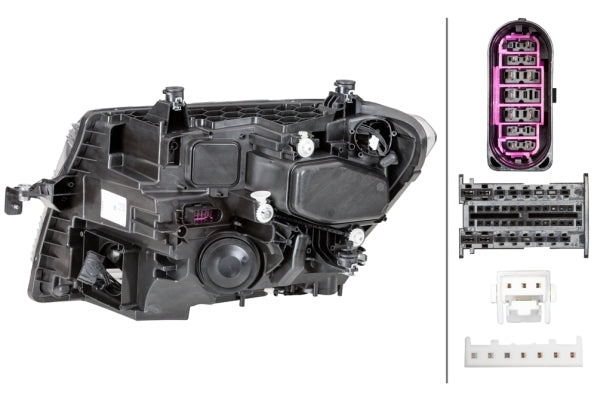 HELLA 1LX 012 830-121 LED Headlight for VW Crafter Box (SY_, SX_) for left-hand traffic- right