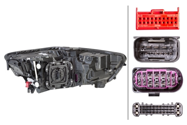 HELLA 1LX 012 976-131 LED Headlight for Audi A6 Avant (4G5, 4GD, C7) for left-hand traffic - left