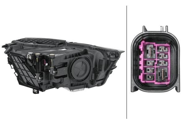 HELLA 1LX 354 870-031 Hybrid/Bulb Headlight for AUDI Q3 (F3B, F3N) for left-hand traffic - left