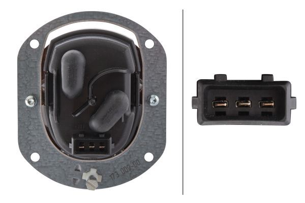 HELLA 1N0 010 294-011 FF-Front Fog Light 90mm Essential 24V round Clear diffusing lens transparent- right/left