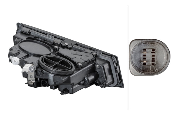 HELLA 1NL 010 477-131 DE-Front Fog Light for Volvo FH, FM Black - left