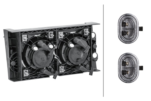 HELLA 1PE 965 410-121 Halogen-Spotlight 24V- right