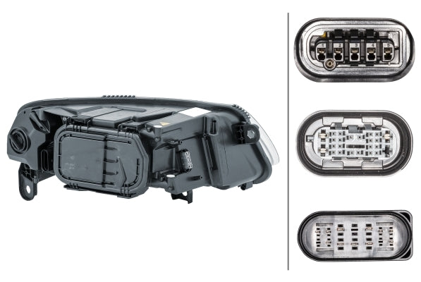HELLA 1ZS 009 701-111 Bi-Xenon Headlight for Audi A6 Avant (4F5, C6) for right-hand traffic - left
