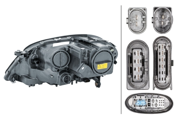 HELLA 1ZS 263 064-521 FF/Bi-Xenon Headlight for Mercedes-Benz M-Class (W164) for right-hand traffic- right