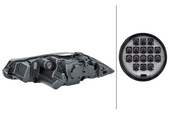 HELLA 1ZS 354 815-041 Bi-Xenon/LED Headlight for Jaguar Xf (X250) for left-hand traffic- right