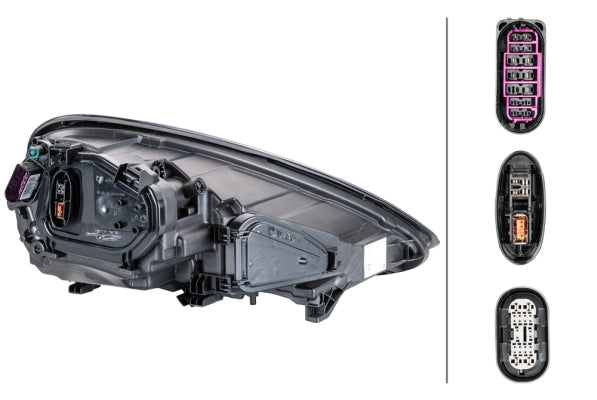 HELLA 1ZT 011 099-511 LED/Bi-Xenon Headlight for Porsche Panamera (970) for left-hand traffic/for right-hand traffic - left