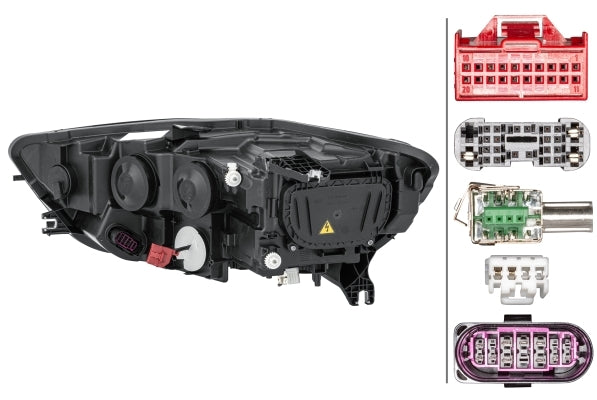 HELLA 1ZT 011 150-321 Bi-Xenon/LED Headlight for Audi A6 Avant (4G5, 4GD, C7) for right-hand traffic/for left-hand traffic- right